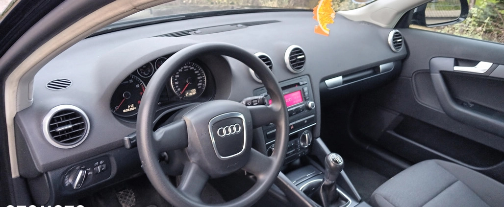 Audi A3 cena 25900 przebieg: 197258, rok produkcji 2009 z Kętrzyn małe 301